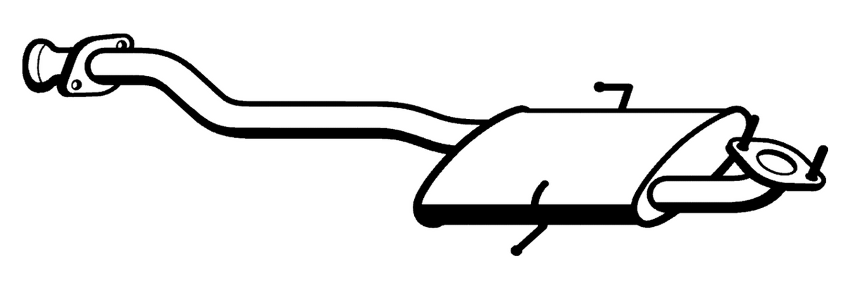 Standard Replacement - Holden Commodore VS 6 CYL FIXED SEDAN 4/95-8/97 Muffler (BM4585) (Berklee)