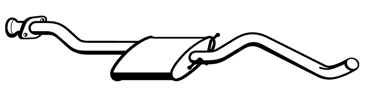 Standard Replacement - Holden Commodore VS 6CYL SEDAN 4/95-8/97 I.R.S Muffler (BM4575) (Berklee)