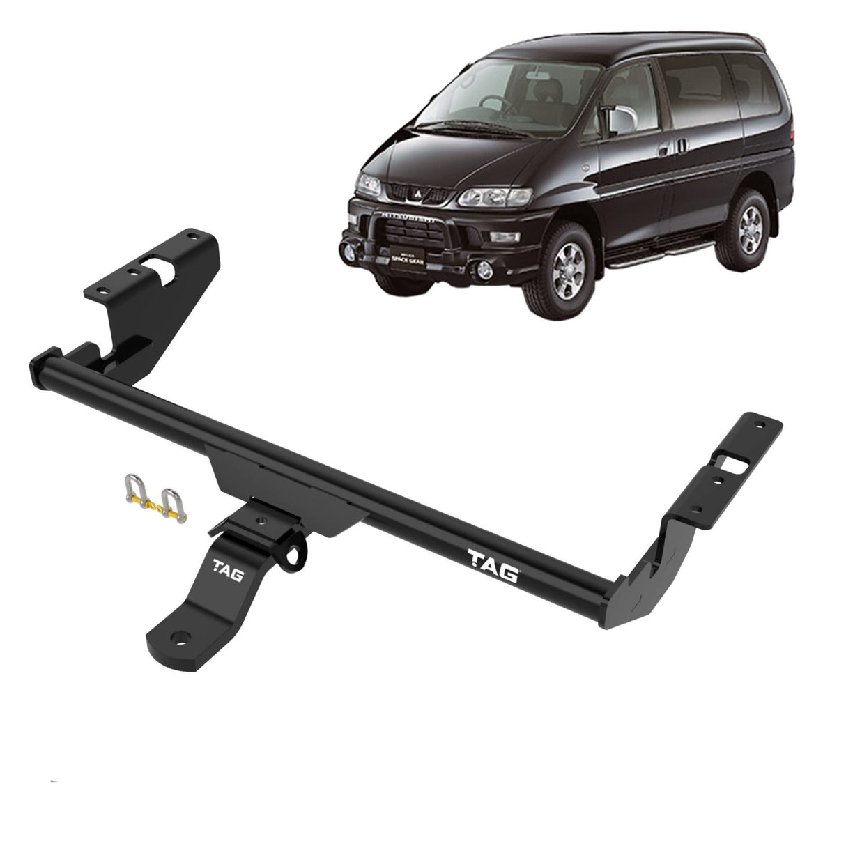 TAG | Standard Duty Towbar & Universal Wiring Kit | Mitsubishi Delica L400 Van 1994–1997 | T2C005-K301