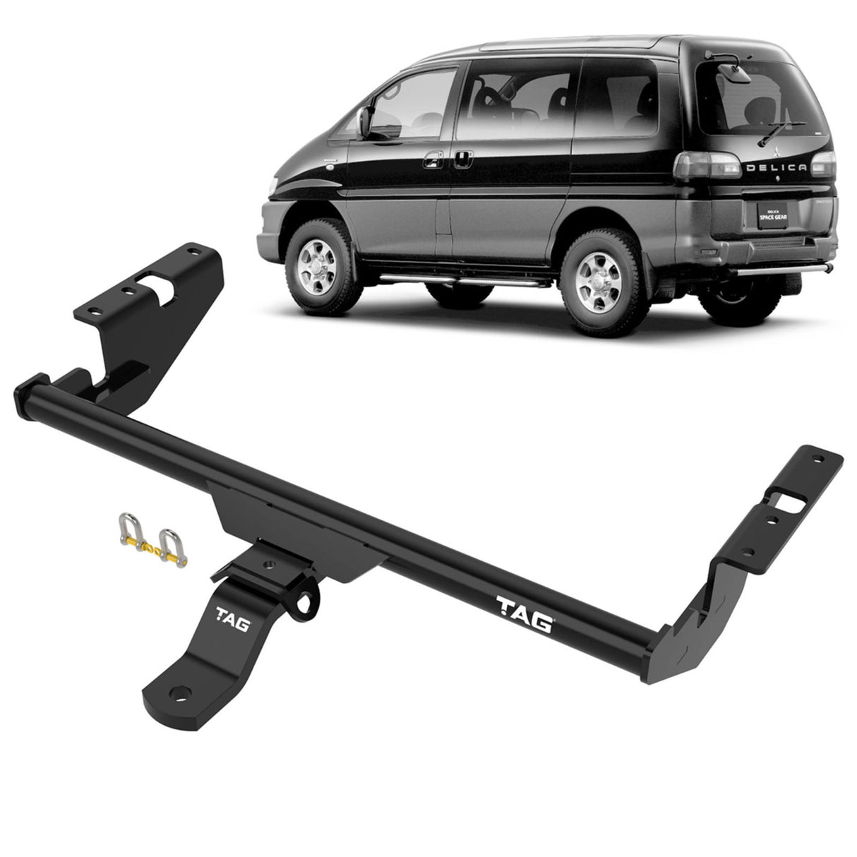 TAG | Standard Duty Towbar & Universal Wiring Kit | Mitsubishi Delica L400 1994–2006 | T2C414-K301