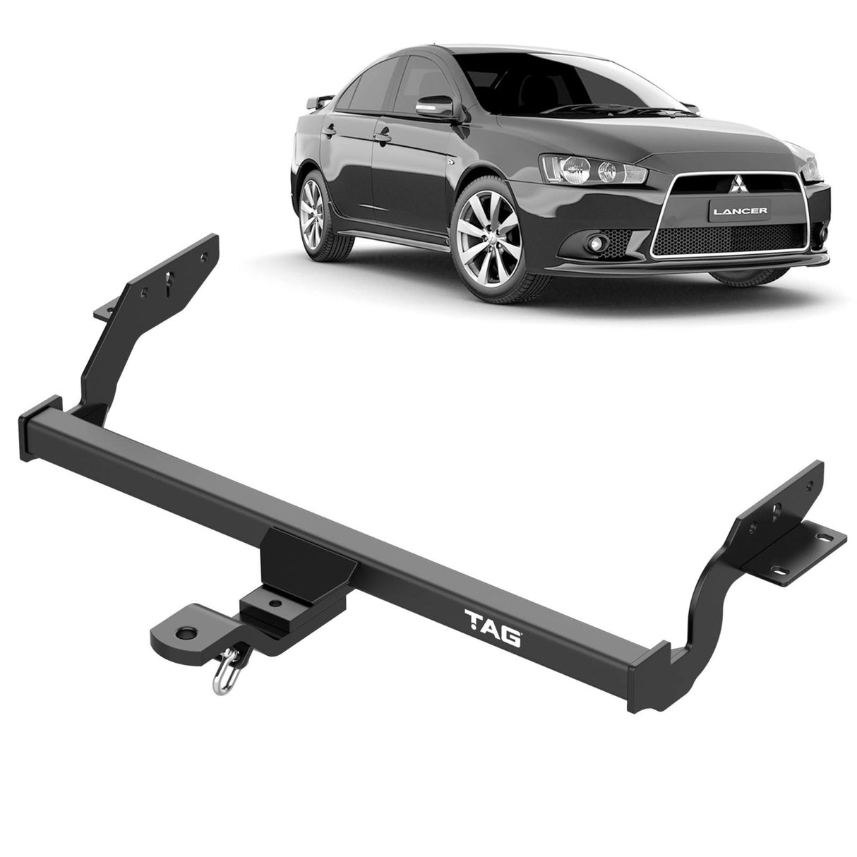 TAG | Standard Duty Towbar & Universal Wiring Kit | Mitsubishi Lancer/Sportback CJ CF 2011–2018 | T2C593-K302