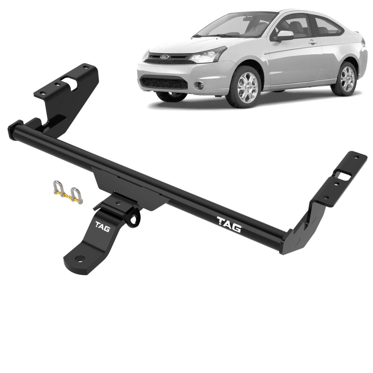 TAG - Ford Focus LV, LS, LT (2005 - 2011) Sedan Standard Duty Towbar & Universal Wiring Harness