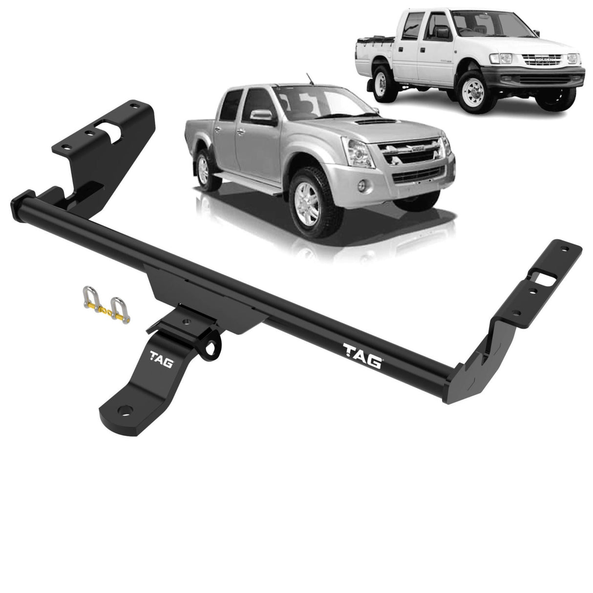 TAG | Standard Duty Towbar & Direct Fit Wiring Kit | Holden Rodeo RA 2003–2008 | T2H431-K201