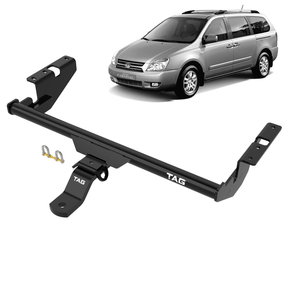 TAG | Standard Duty Towbar & Universal Wiring Kit | KIA Carnival UP 1999–2001 | T2K312-K301