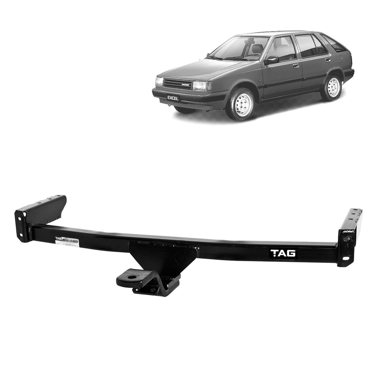 TAG - Hyundai Excel, S Coupe (1985 - 1996) Standard Duty Towbar
