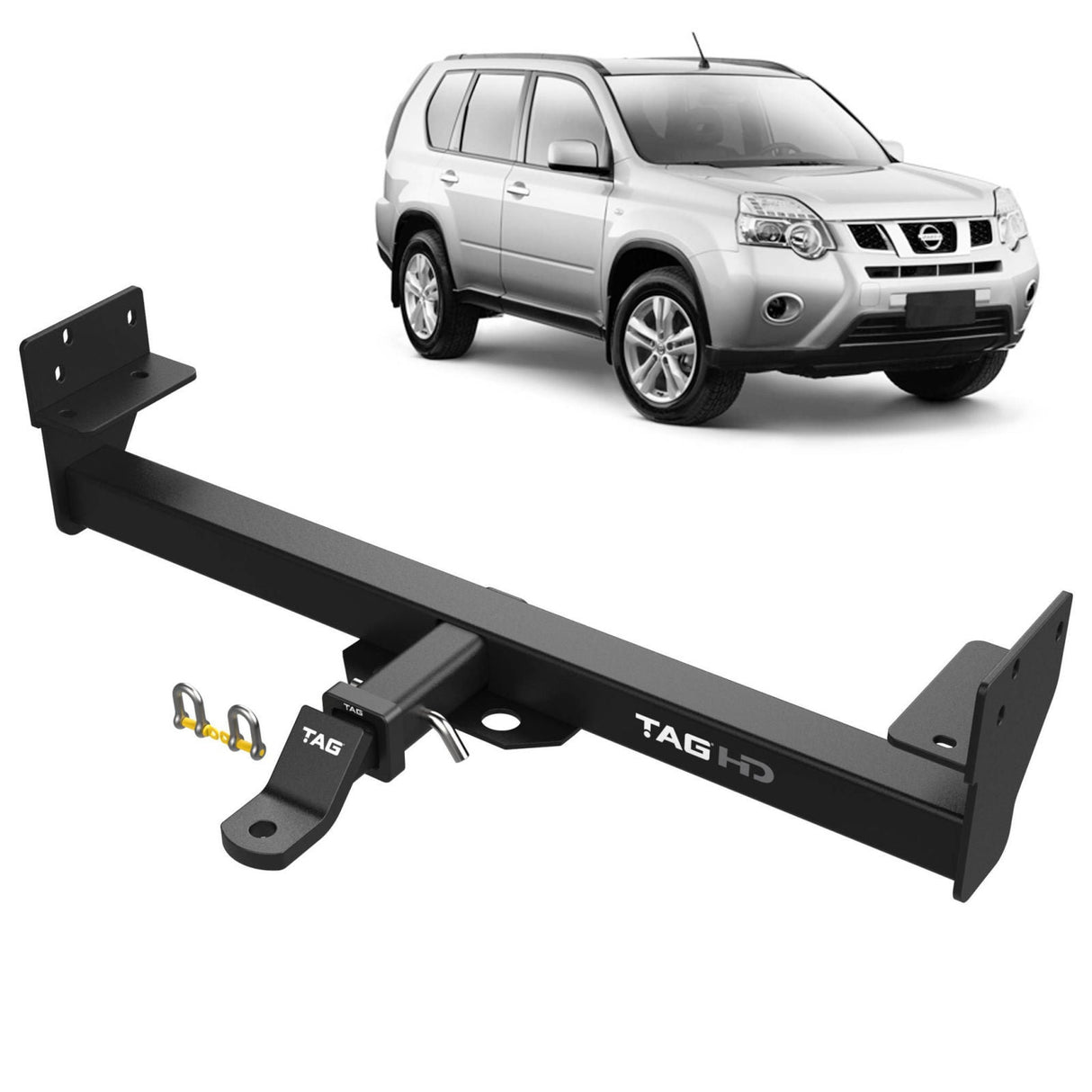 TAG | Heavy Duty Towbar & Direct Fit Wiring Kit | Nissan X-TRAIL T30 2001–2007 | T4D518-K201