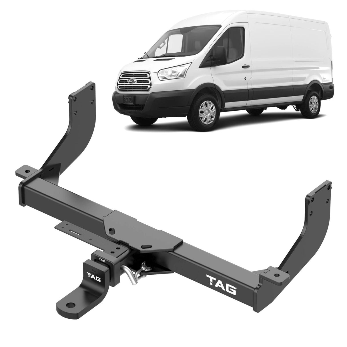 TAG | Heavy Duty Towbar & Direct Fit Wiring Kit | Ford Transit Custom VN (2.2L Engine) 02/2014–05/2016 | T4F622-K101
