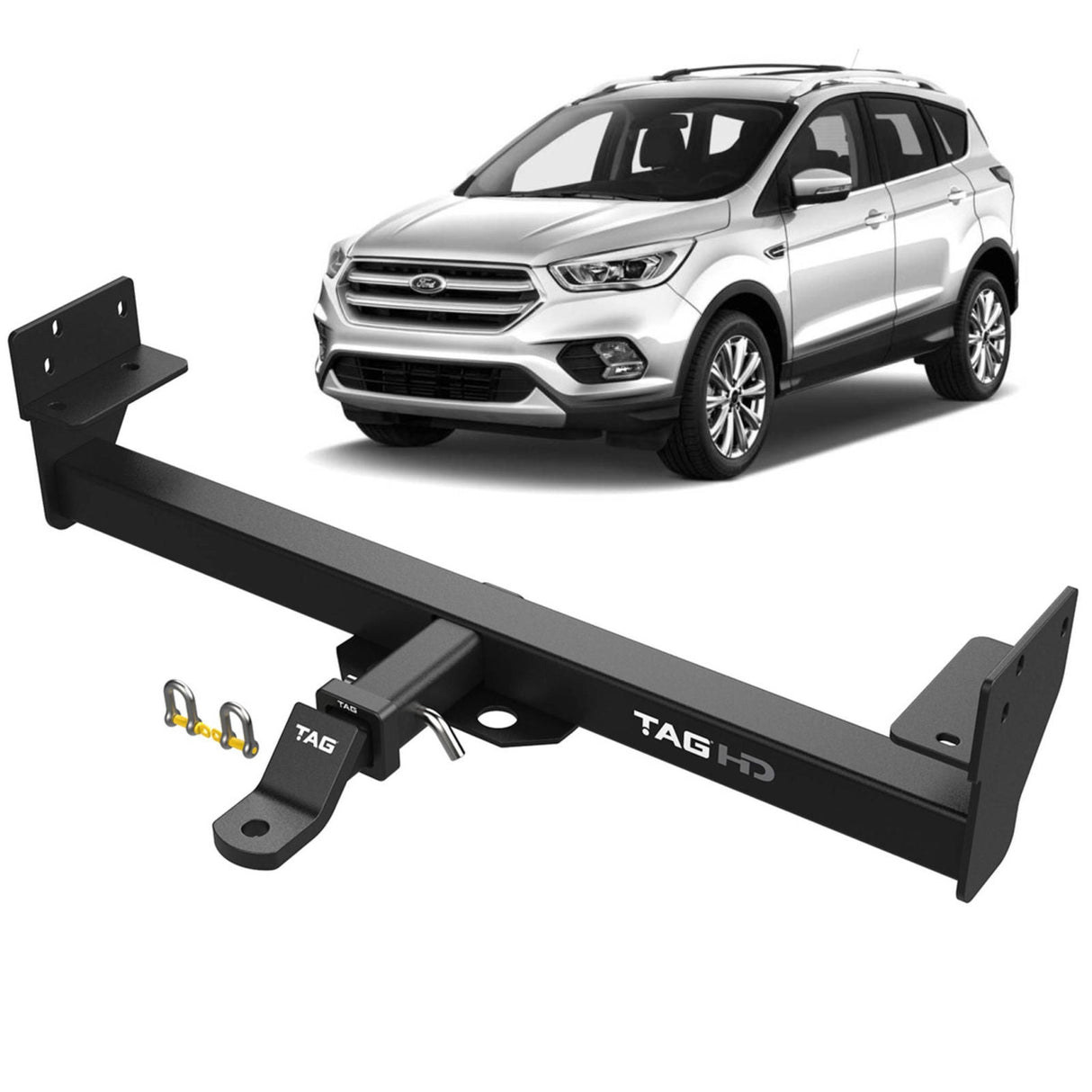 TAG | Heavy Duty Towbar & Direct Fit CAN-Bus Wiring Kit | Ford Escape ZG (2016–2020) | 1800kg | T4F655-K101