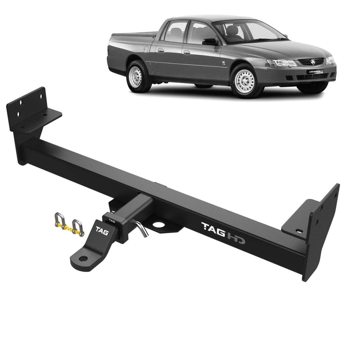 TAG | Heavy Duty Towbar & Direct Fit Wiring Harness | Holden Crewman VY VZ 2003–2007 | T4H492-K201