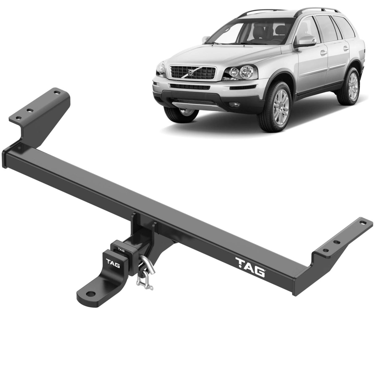 TAG - Volvo XC90 275, D5 (2003 - 2015) Wagon Heavy Duty Towbar & Universal Wiring