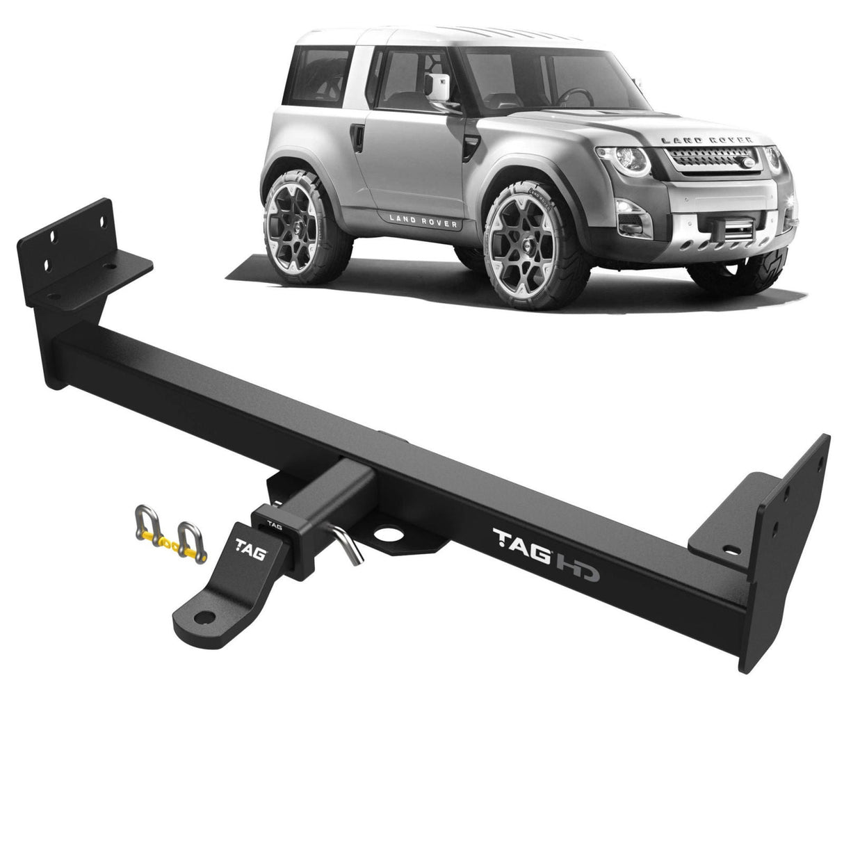 TAG | Heavy Duty Towbar & Universal Wiring Kit | Land Rover Defender L316 Wagon 2006–2016 | T4P603-K301