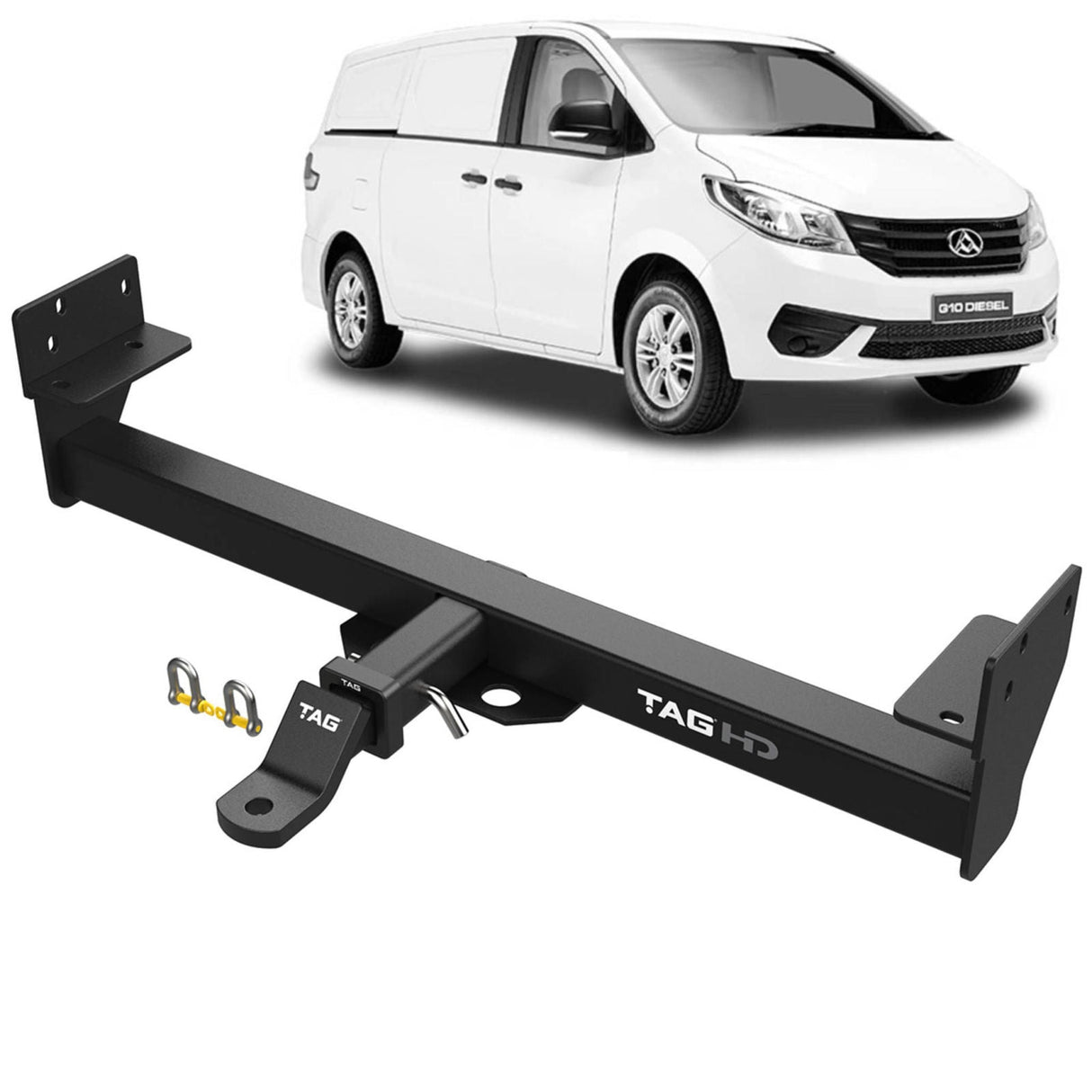 TAG | Heavy Duty Towbar & Direct Fit Wiring Harness | LDV G10 Van SV7C SV7A 2015–On | T4P658-K101