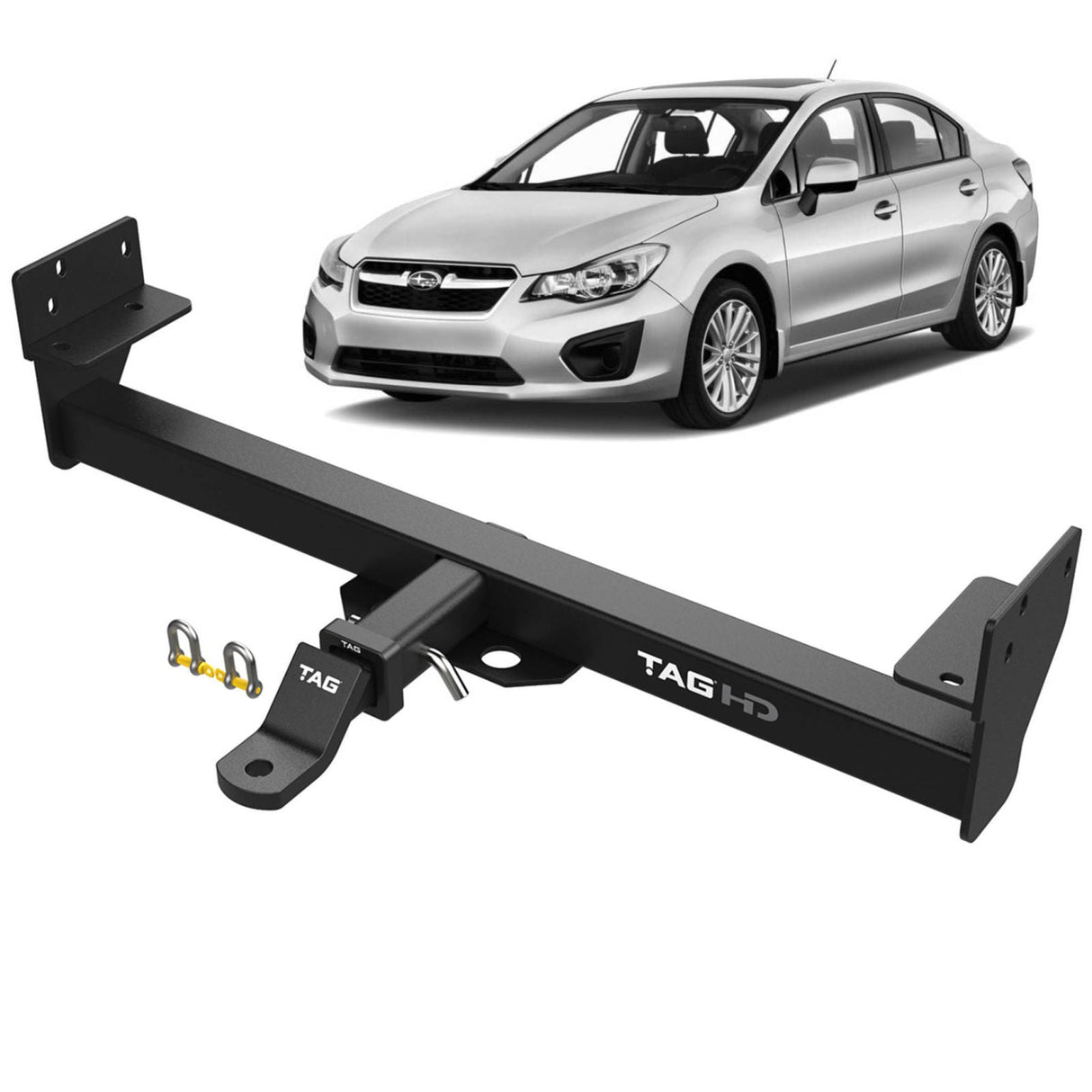 TAG - Subaru Impreza Sedan G3, GE, GV (2008 - 2012) Heavy Duty Towbar & Direct Fit Wiring Harness