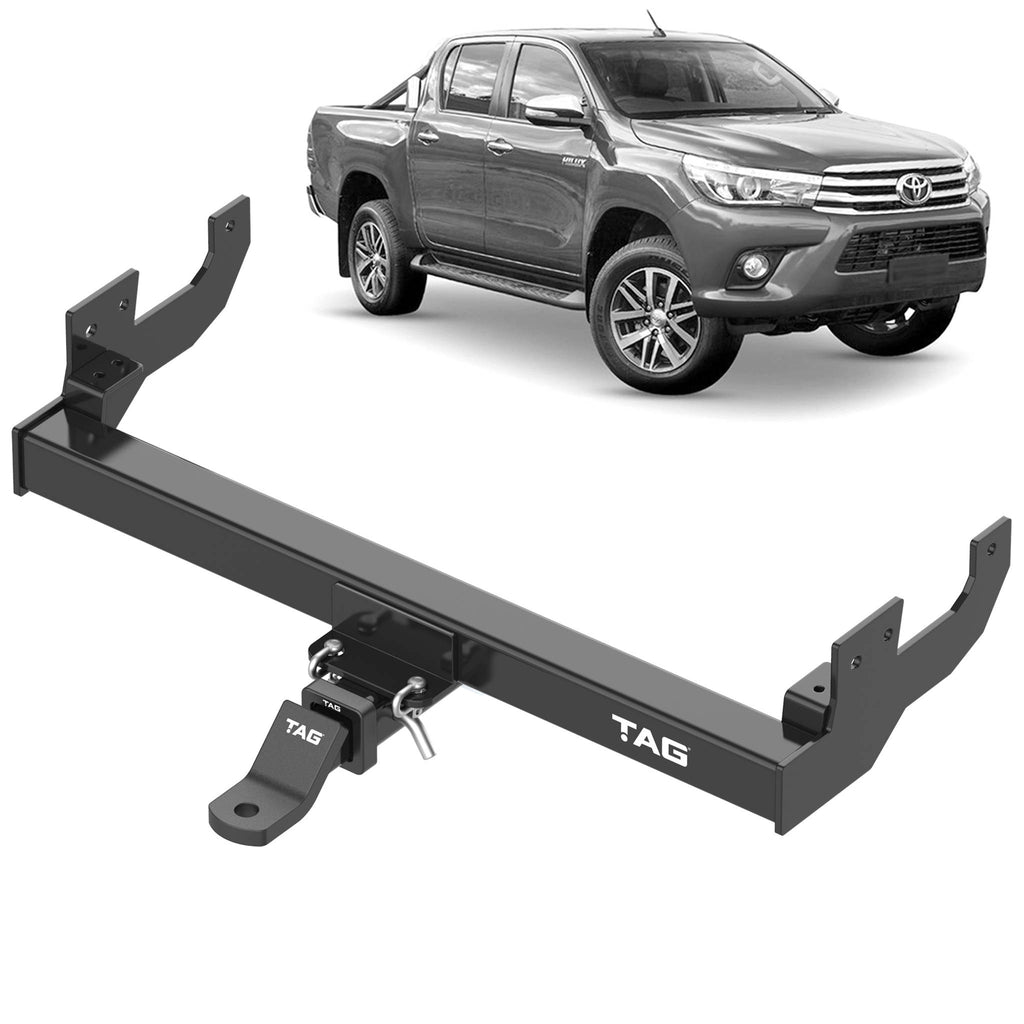 TAG - Toyota Hilux - Cab Chassis & Style Side No Bumper (2005 - on) - Heavy Duty Towbar