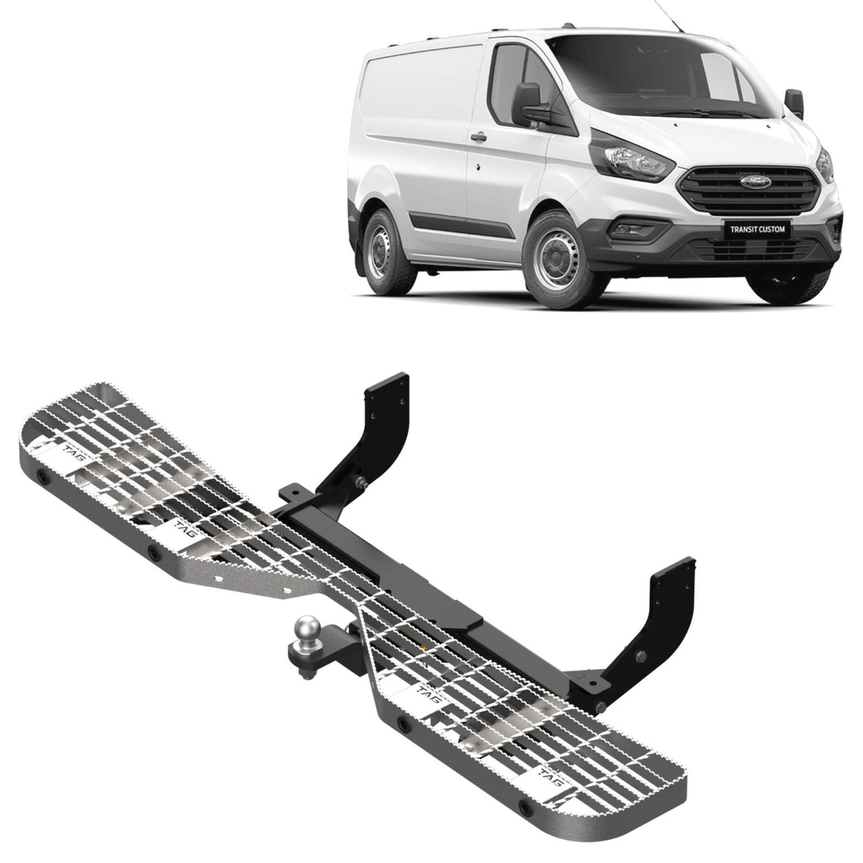 TAG | Rear Step & Towbar Kit | Ford Transit Custom VN Series 2013–2023 | T7F742-K010