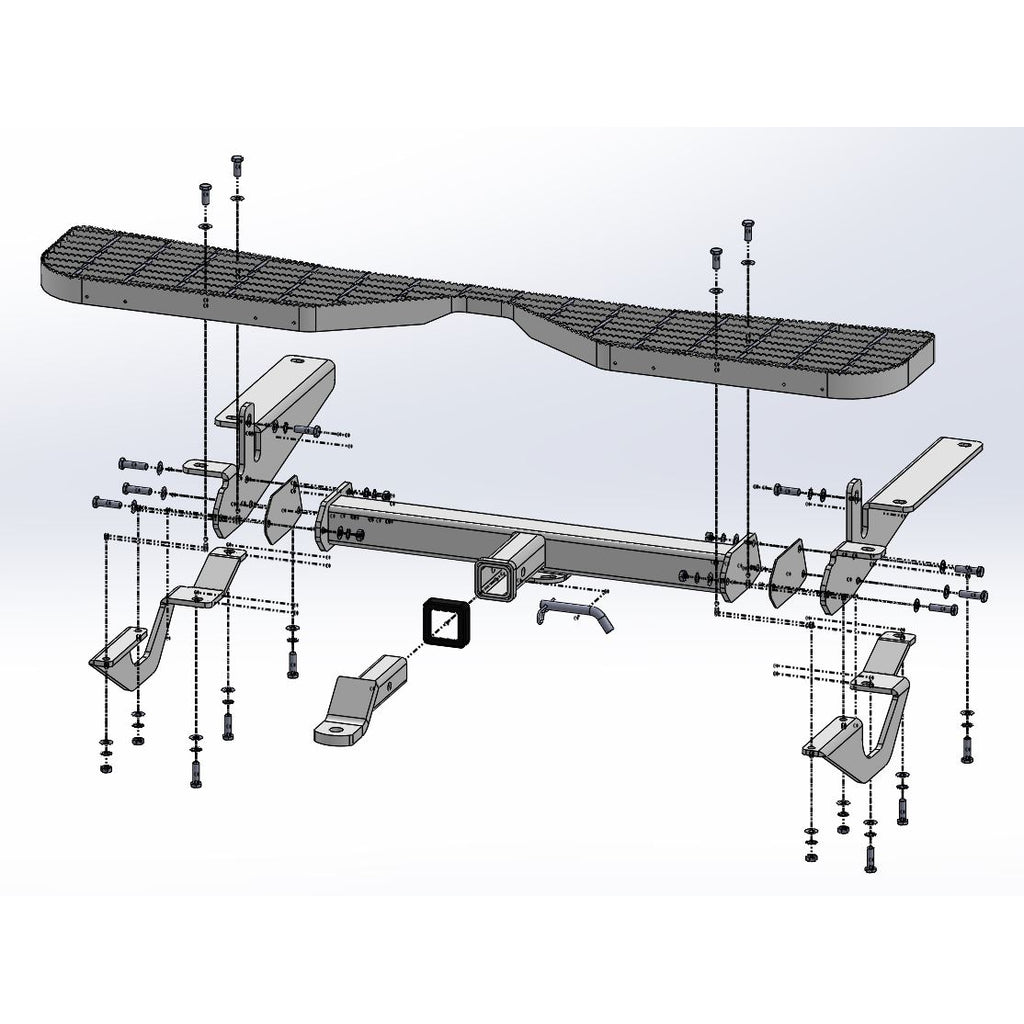 TAG | Rear Step, Heavy Duty Towbar & Sensor Kit | Renault Master FWD X62 2011–on | T7P739-K010