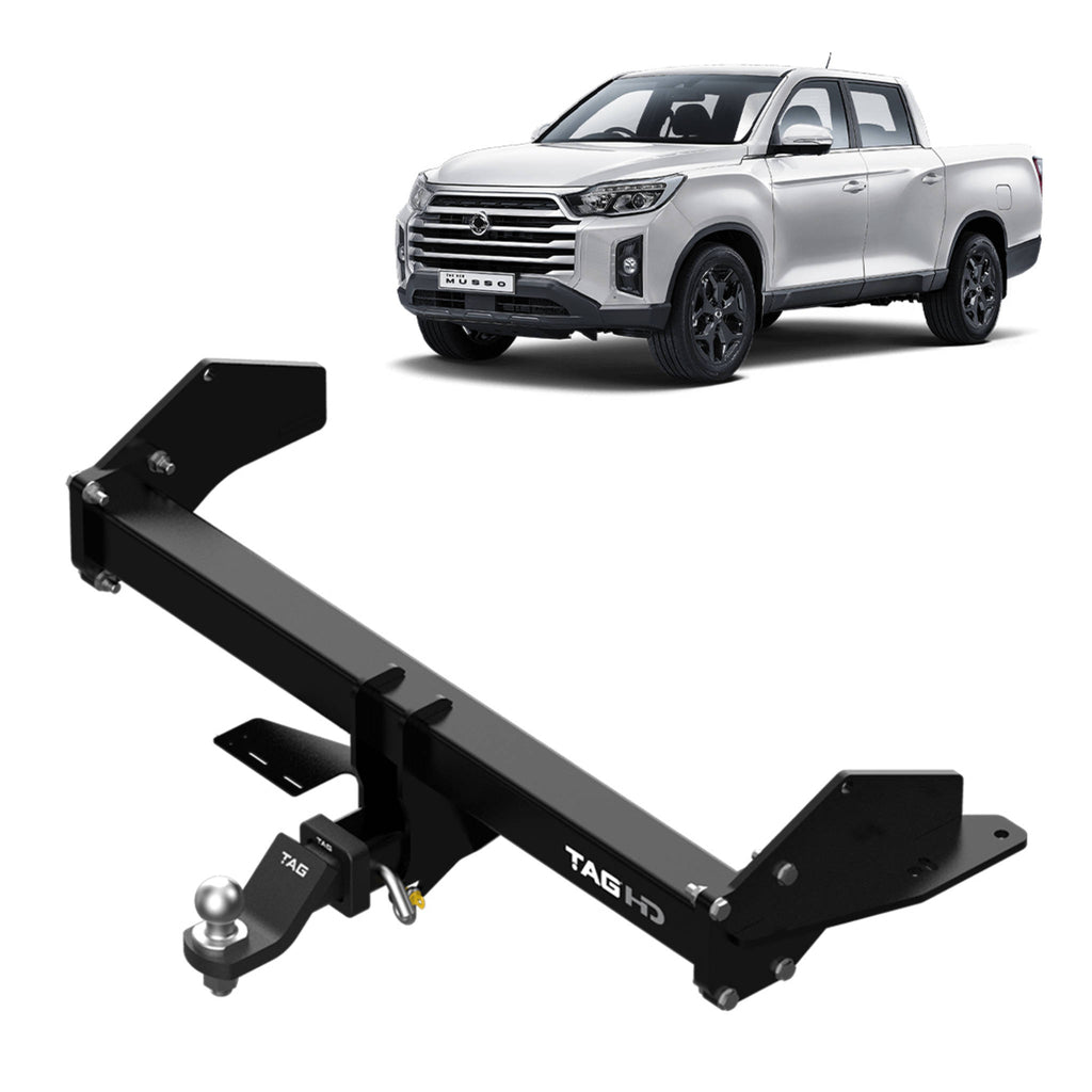 TAG | Heavy Duty Towbar & Direct Fit Wiring Kit | Ssangyong Musso XLV Ute LWB 2019–ON | T7Y803-K201
