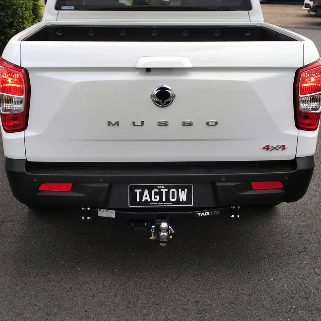 TAG | Heavy Duty Towbar & Direct Fit Wiring Kit | Ssangyong Musso Ute SWB 2018–ON | T7Y869-K201