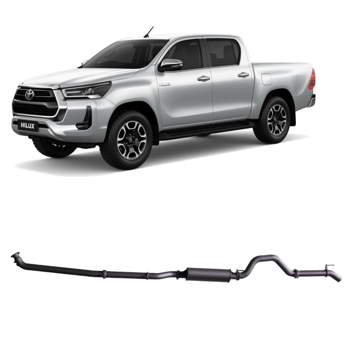 Redback Extreme Duty - Toyota Hilux N80 (2015 - On) 2.8L Performance Exhaust System