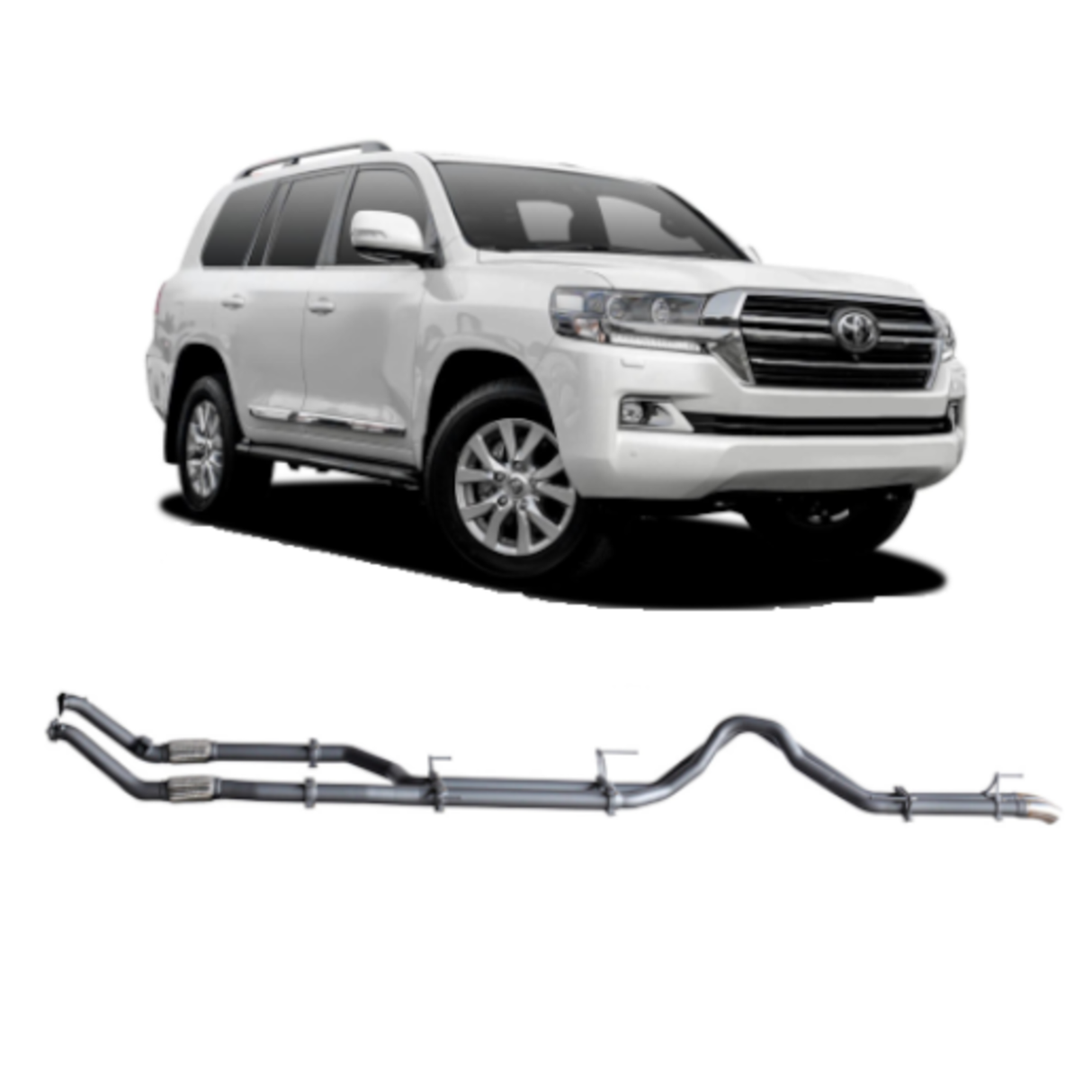 Redback Extreme Duty - Toyota Landcruiser 200 Series (2015 - on) 4.5L V8 Turbo Back Exhaust
