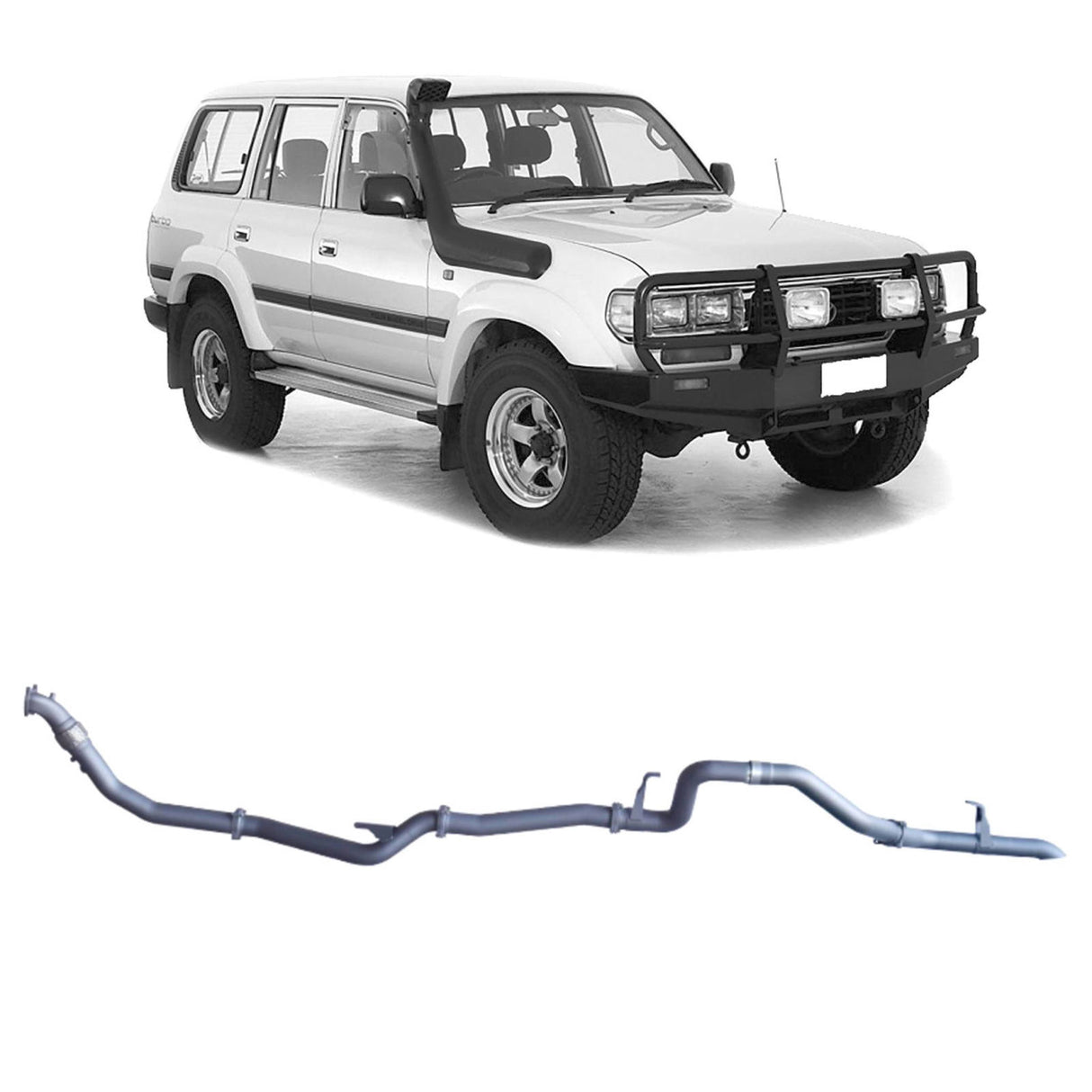 Redback Extreme Duty - Toyota Landcruiser 80 Series Wagon (1990 - 1998) 4.2L 1HZ Performance Exhaust System