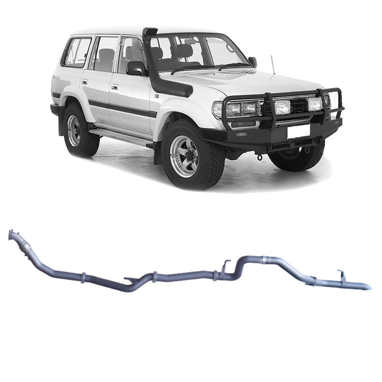 Redback Extreme Duty - Toyota Landcruiser 80 Series Wagon (1990 - 1998) 4.2L 1HZ Performance Exhaust System