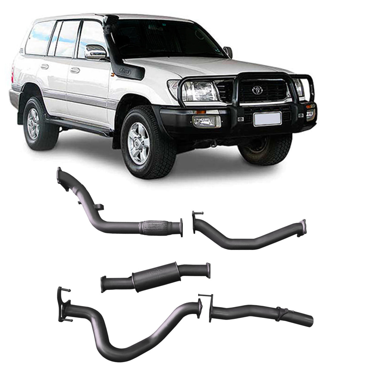 Redback Extreme Duty - Toyota Landcruiser 100 Series (1998 - 2007) 4.2L Performance Exhaust