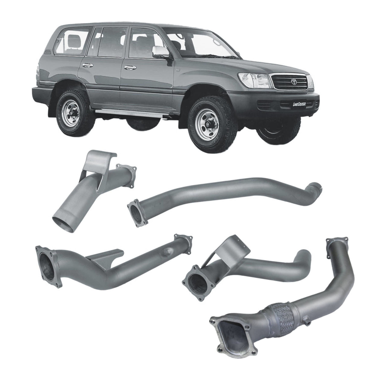 Redback Extreme Duty - Toyota Landcruiser 105 Series (1998 - 2007) Wagon Performance Exhaust