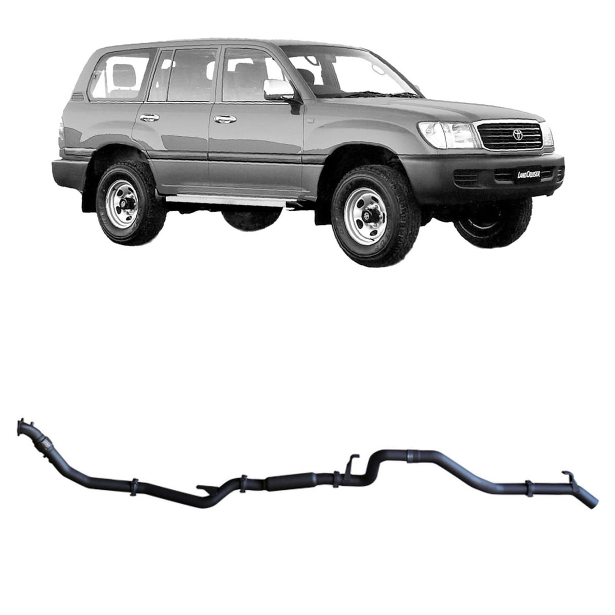Redback Extreme Duty - Toyota Landcruiser 105 Series (1998 - 2007) Wagon Performance Exhaust