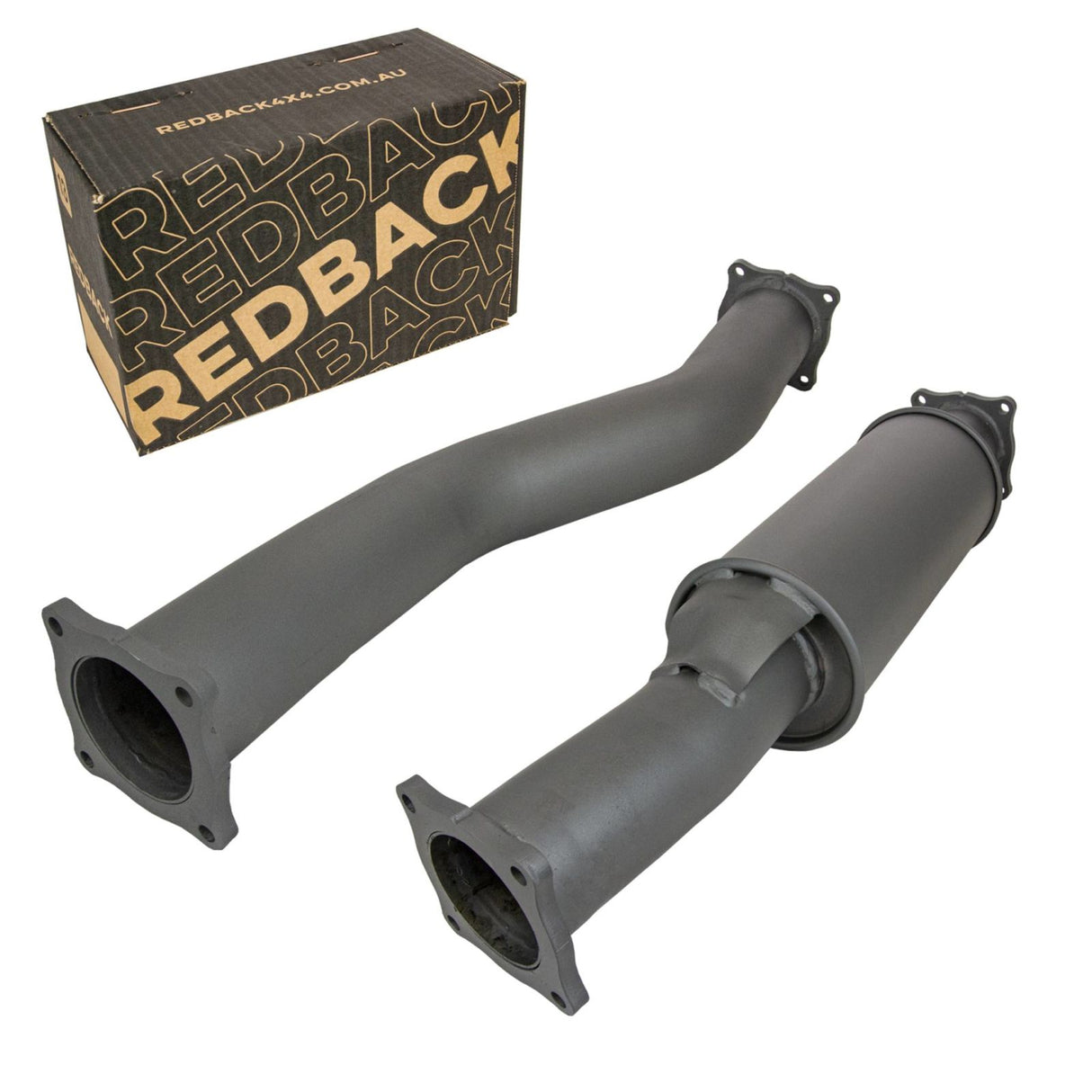 Redback Extreme Duty - Toyota Landcruiser 76 Series Wagon (2007 - 2016) with Auxiliary Fuel Tank Performance Exhaust System