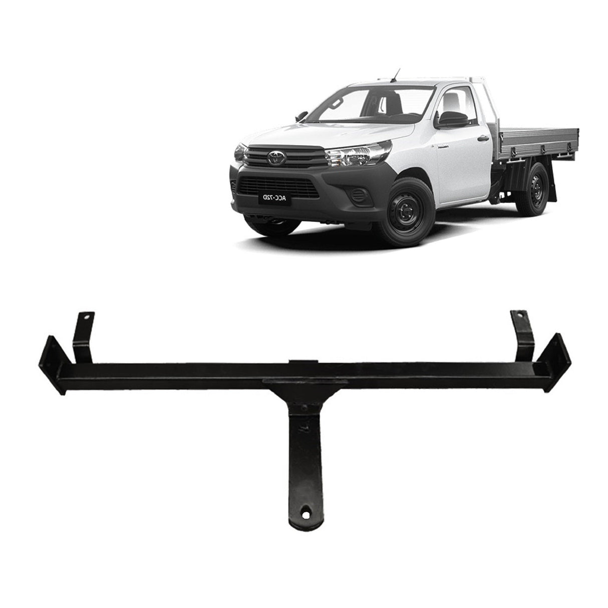 BTA Toyota Hilux 2WD No Bumper (04/2005 – On) Light Duty Towbar 1000/90kg Capacity