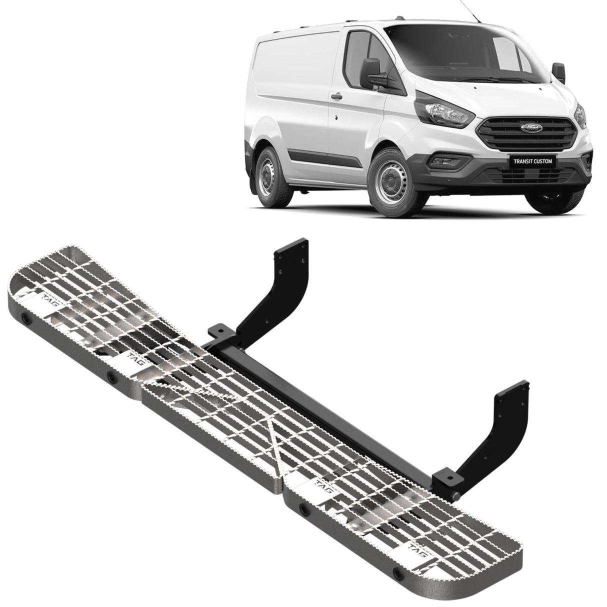 TAG | Rear Step Only (Non-Tow) | Ford Transit Custom VN Van 2013–2023 | TSF750-K010