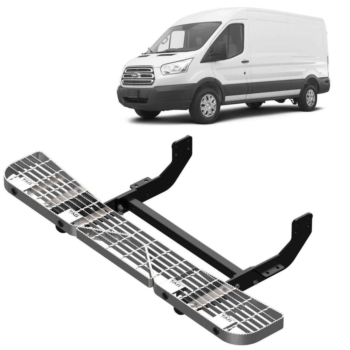 TAG | Galvanised Rear Step & Sensor Bracket Kit | Ford Transit VO Van 2014–On | TSF782-K010