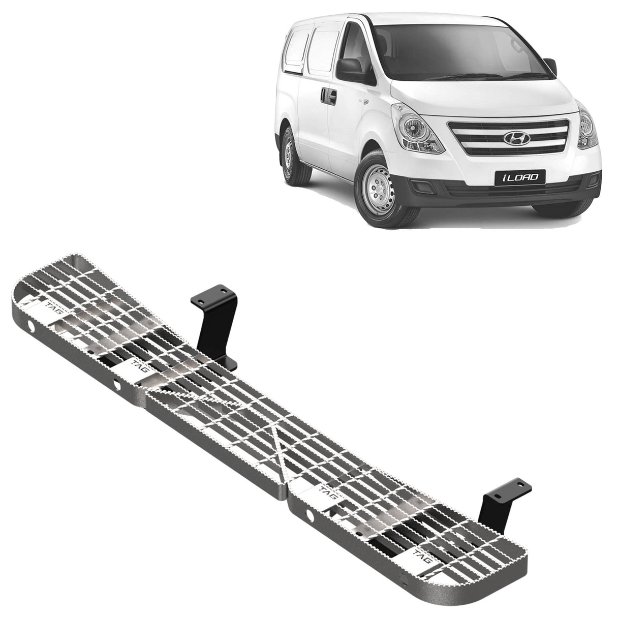 TAG | Galvanised Rear Step & Brackets | Hyundai iLoad Van TQ 2008–2021 | TSZ745-K010
