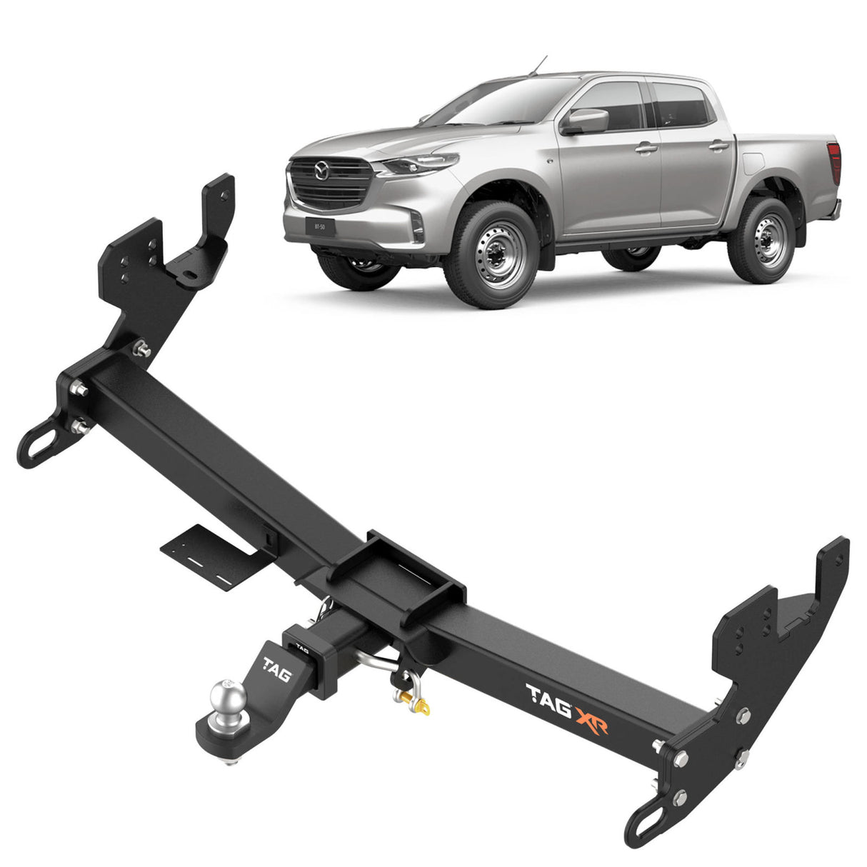 TAG - Isuzu D-MAX (2020 - on), Mazda BT-50 (2020 - on) Styleside 4x4 Recovery Towbar