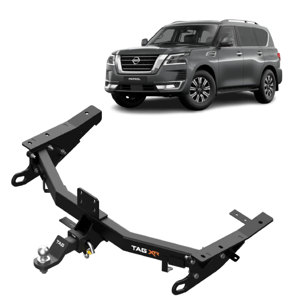 TAG | Extreme Recovery Towbar & Direct Fit Wiring | Nissan Y62 Patrol Series 1-5 2012–On | TXR852-K201