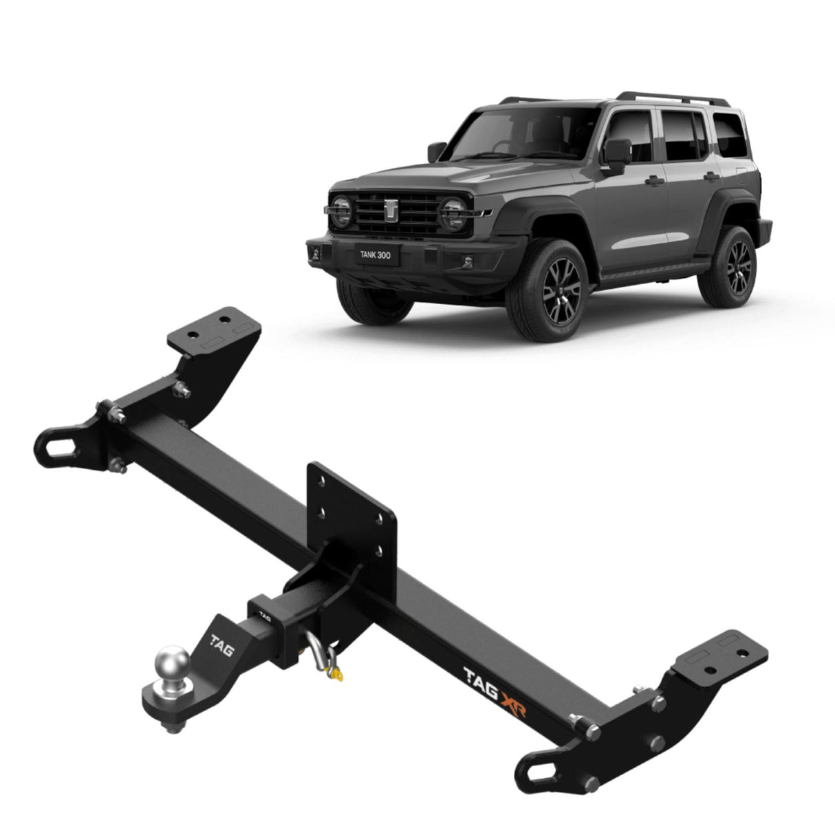 TAG - GWM Tank 300 (2024 - on) Extreme Recovery Towbar & Universal Wiring Kit