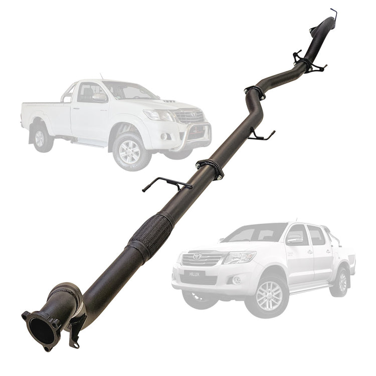 ESA | 3" Turbo Back Exhaust | Toyota Hilux N70 3L D4D Ute 2005 - 2015 | TY234