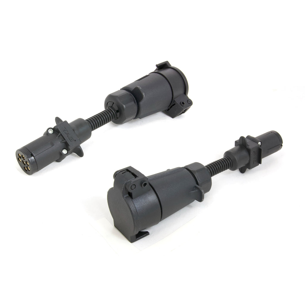 TAG - Trailer Adapter 7 Pin Small Round Plug to 7 Pin Large Round Socket