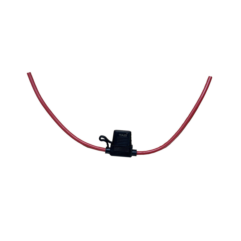 TAG - 12v, 30amp In-Line Fuse Holder with Blade Fuse, 10 Pack Water Resistant