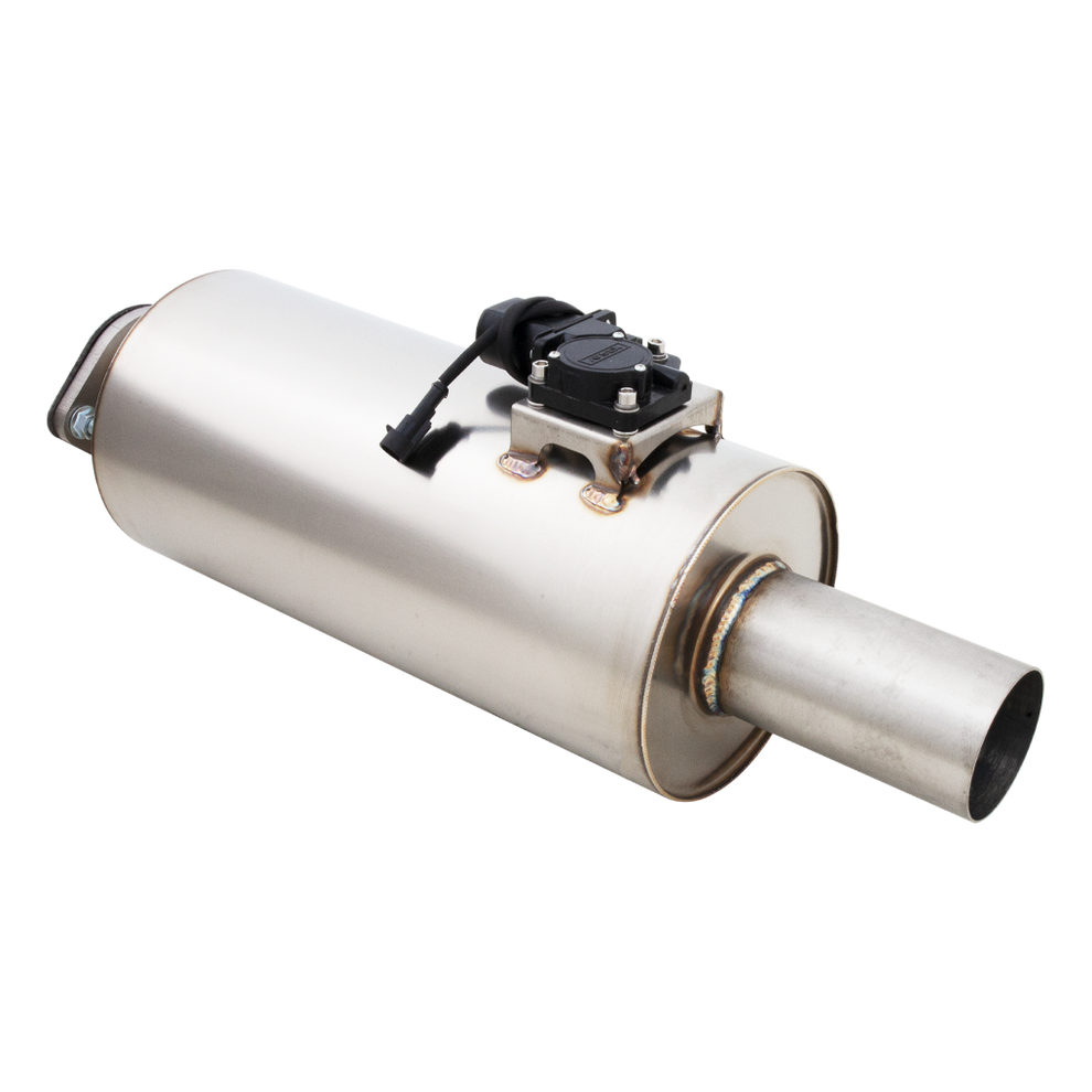 XForce | 3" In 3" Out Flanged 7" Round Varex Muffler | Universal Fitment | VMK16-300