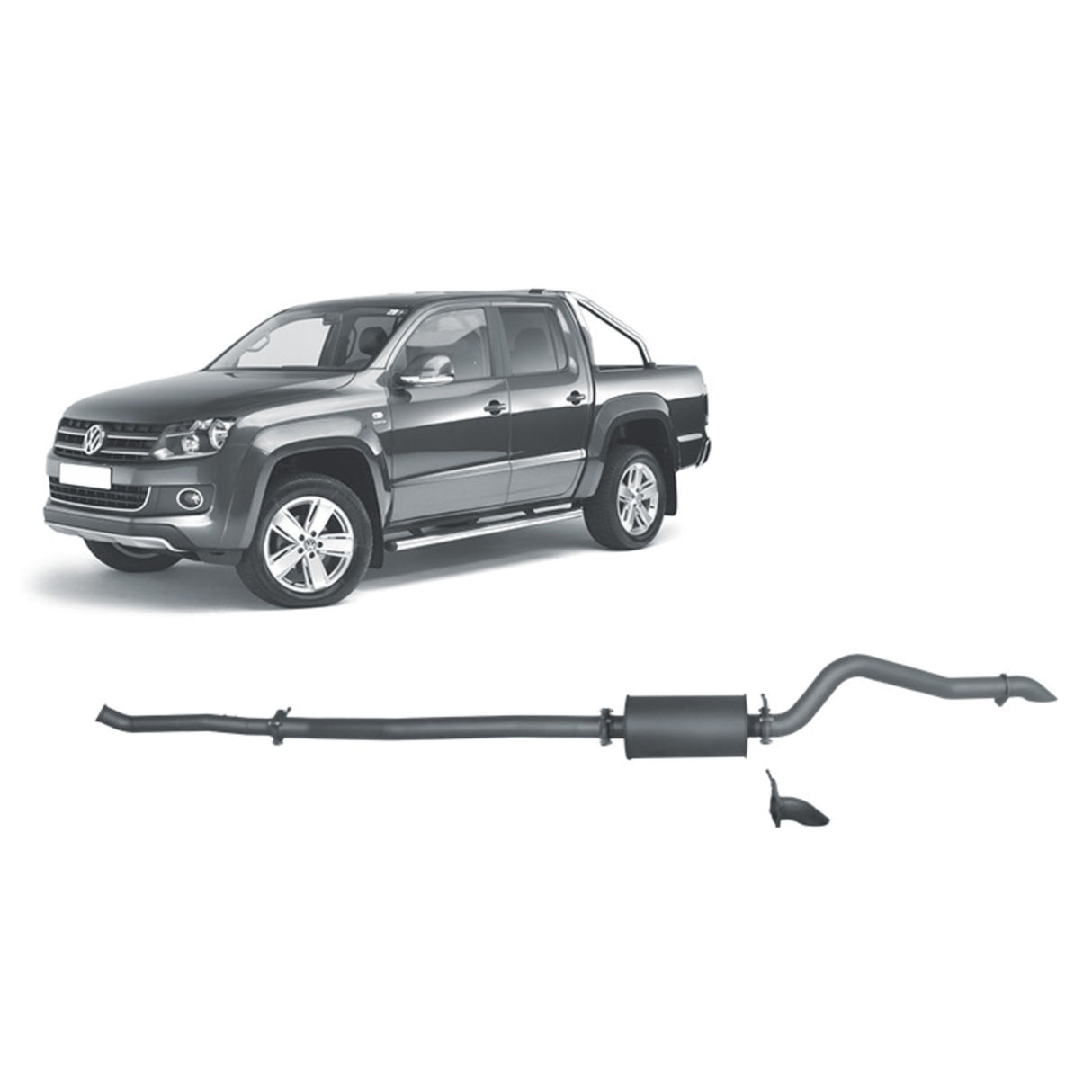 Redback Extreme Duty - Volkswagen Amarok (2012 - On) 2.0L Bi-Turbo Performance Exhaust