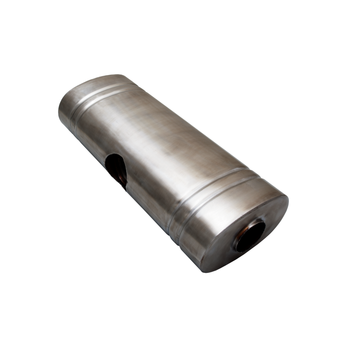 XFORCE - 3″ Single Side In, Dual 2.5″ Side Out, 5″ X 18″ X 24″ Oval Muffler