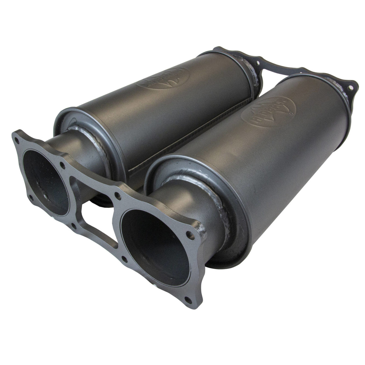 Redback Extreme Duty – Toyota Landcruiser 79 Series (2007 - on) Dual Cab Twin 4" Turbo Back Exhaust with Resonator