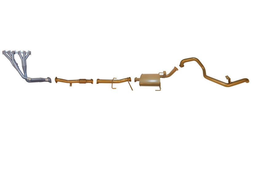 King Brown - Ford Maverick 4.2L N/A 1987 to 1997 (Long Wheel Base Petrol non EFI and Diesel) - Single 2 1/2" with Headers Kit