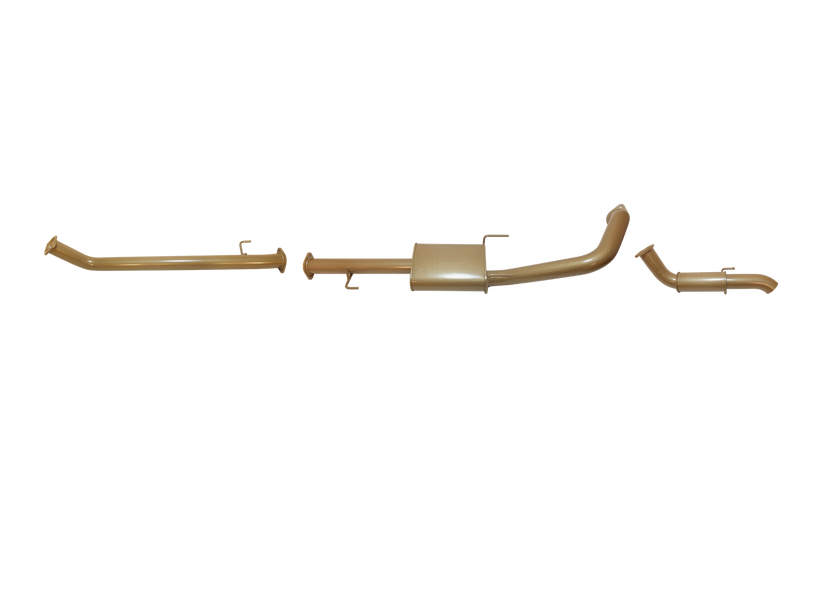 King Brown - Toyota Prado 150 Series 2.8L TD (1GD-FTV) June 2015 to current (Factory DPF/Air Purifier Back) - Single 3" Kit