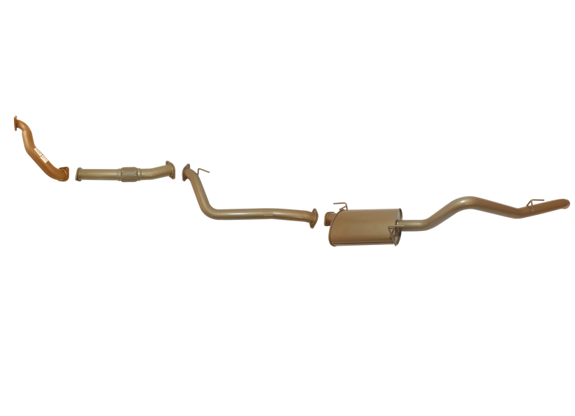 King Brown - Isuzu DMAX 3L TD July 08 to July 2010 - Single 3" Kit