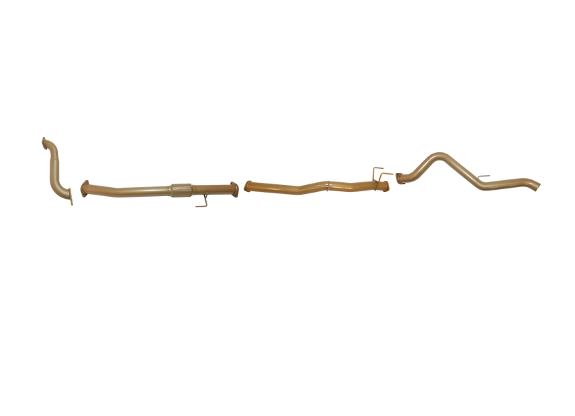 King Brown - Holden Colorado RG7 2.8L TD 2012 to September 2016 (without DPF/Air Purifier) - Single 3" with Centre Pipe Only Kit