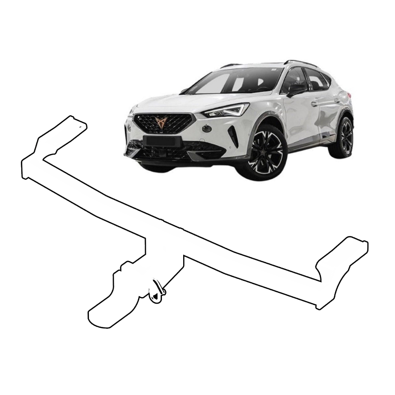 BTA- Towbar to Suit Cupra Formentor Hatch (04/2022 – On) - Heavy Duty 1800kg Capacity