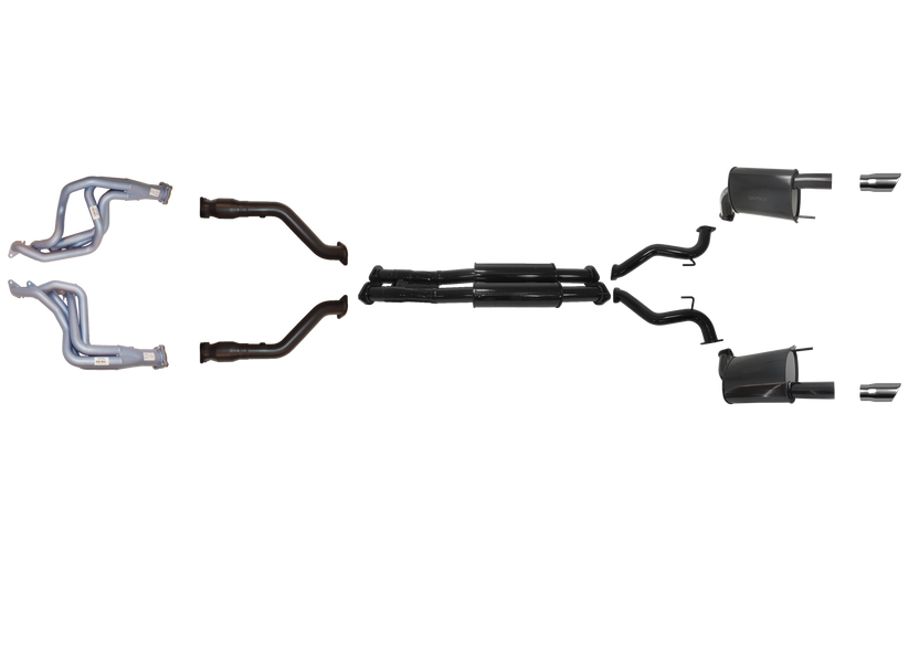 Pacemaker - Ford Mustang Convertible 2015 to 2017 5.0L Headers, Cats And Twin 2 1/2 Inch System To Suit RH Drive Only